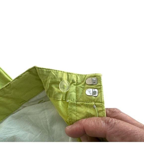 Venezia Plus Size 22 Light Green Cotton/Spandex Capris For Women - Picture 6 of 8